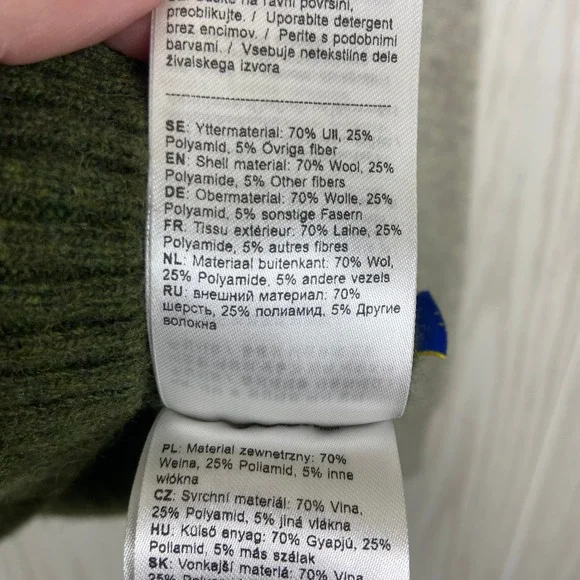 Fjallraven Re-Wool View Sweater Women's XS Mountain Landscape Knit - Picture 5 of 6